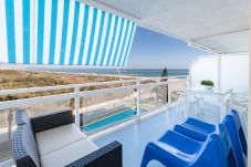 luxury beachfront apartment pets allowed amazing sea views large terrace wifi Gandia